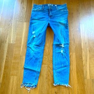 Lucky Brand Ava Skinny distressed jeans.